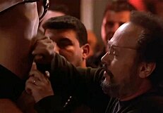 Gina Lynn Strips Teasing Big Tits in Slow Pornstar Undress Scene