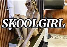 black iman bends juicy fat ass over for big cock doggystyle muff diving pounding