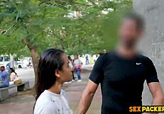 tight latina amateur cutie tied down for rough anal assfucking and hardcore cumshot