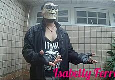 i dress up crossdress with leo skull hot action