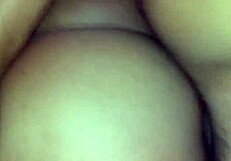 mother-in-law's huge ass bounces on stepson's cock till creampie fills pussy