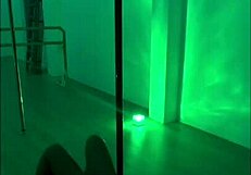 Pinay Heels Pole Dance Turns into Wild Aerial Striptease!