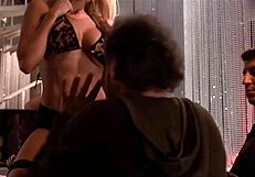 Gina Lynn Strips Teasing Big Tits in Slow Pornstar Undress Scene