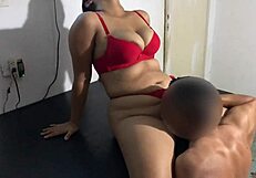 Curvy Latina wife cheats with friend's husband while he bangs hers next door
