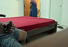 Maid's Secret Handjob Flash Turns Masturbation Wild