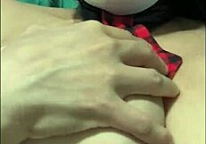 a 40 year old mature student flashes her exotic vagina and big natural tits for dirty teacher