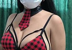 a 40 year old mature student flashes her exotic vagina and big natural tits for dirty teacher