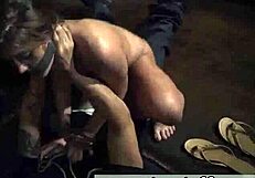 amateur teen bound and fucked while smoking pussy show