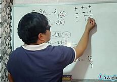 What if your nerdy asian teacher gives bedroom math lessons with a sexy twist?