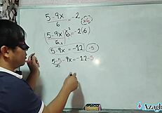 What if your nerdy asian teacher gives bedroom math lessons with a sexy twist?