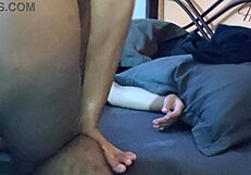 Huge Asian girl's juicy big pussy stretched wide in hardcore close-up creampie fuck