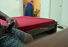 Maid's Secret Handjob Flash Turns Masturbation Wild