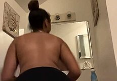 redbone teen twerks massive ebony ass homemade big tits shaking amateur dance