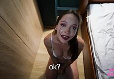 uhh pennywise cosplay girl sucks cock so good homemade blowjob oops