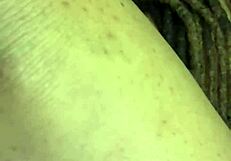 ebony amateur rides boyfriend's big black cock doggystyle to creampie