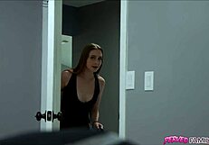 pervedfamily notstepbro fucks sexy notsister ass early morning blowjob