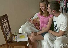 Teen blonde erika t bent over doggystyle assfucking pussy fingering by oliver strelly