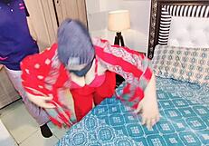 Intense indian stepdad bareback anal fucks bbw stepdaughter doggystyle dirty talk