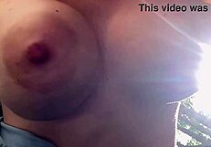 i love watching artemisia's big tits bounce outdoors pov
