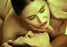 we couldn't resist secret fingering and scissoring while stepmom sleeps nearby