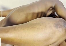 big black bubble butt bounces wildly on thick dick until creampie fills her