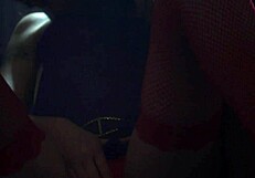 imagine that bald dude pounding her small titted pussy in retro heels