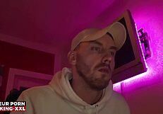 sniff these alpha sneakers while i ram my xxl monster cock in your face