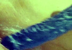 thick cum drips down my vibrating dildo shaft