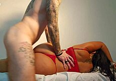 Sexy Brazilian Brunette Bitch Creampied Deep After Massage Closeup!