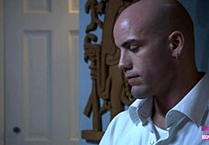 imagine that bald dude pounding her small titted pussy in retro heels