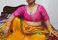 Desi Bhabhi Shares Bed with Dever for Hot Taboo Doggystyle Pussy Fucking Indian Couple