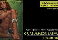 giant amazon dominates with footjob hungarian audio wow!!