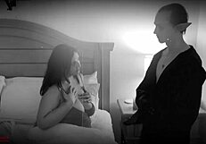 squirtferatu squirts hairy pussy over huge natural tits