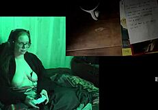 Naked fat BBW with big natural tits plays Alan Wake 2 part 2 fetish game