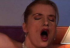 Blonde Italian Escort Gags on Cock Before Bent Over Assfucking and Cum Swallow Feast?!