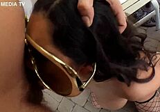 emma cummings swallows cum after outdoor anal with riley evans and steve holmes