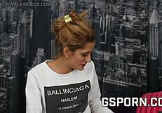 i sat down with spanish milf gabriela flores for her first machine interview