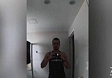 Testing GoPro on perfect goth girlfriend amberzinha's big ass backstage blowjob