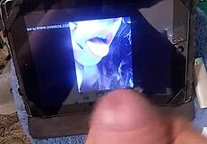 tributo to angeles del mar jerking her shecock solo