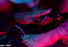 Bratty Girls Foot Worship Tickling Wax Fetish