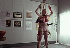 Submissive Fuck Doll Rebel Rhyder Sucks Cock Eats Ass In Bizarre BDSM Threesome Game!