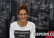 i sat down with spanish milf gabriela flores for her first machine interview