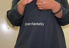 Joanfantasy Fingers Big Ass in Bathroom During Lunch Break Masturbation
