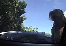 Tarra white's big natural tits bounce while riding cock in rough cowgirl cumshot facial quickie