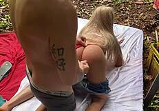 Hot Blonde Hides Anal Toy Ass Fuck