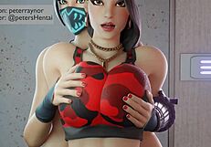 Fortnite girls anal fuck each other wildly! 🍑💦😈🔥