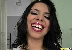 blonde teen with big natural tits gets strapon fucked by her hot friend