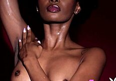 petite ebony alicia isnt she stunning stripping lingerie to naked milf body?