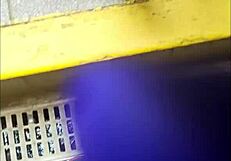 oops got caught filming my ebony wife's wet upskirt big pussy