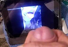 tributo to angeles del mar jerking her shecock solo